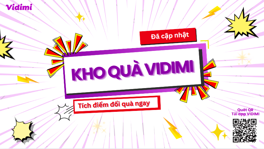 Kho quà vidimi vừa cập nhật sản phẩm mới