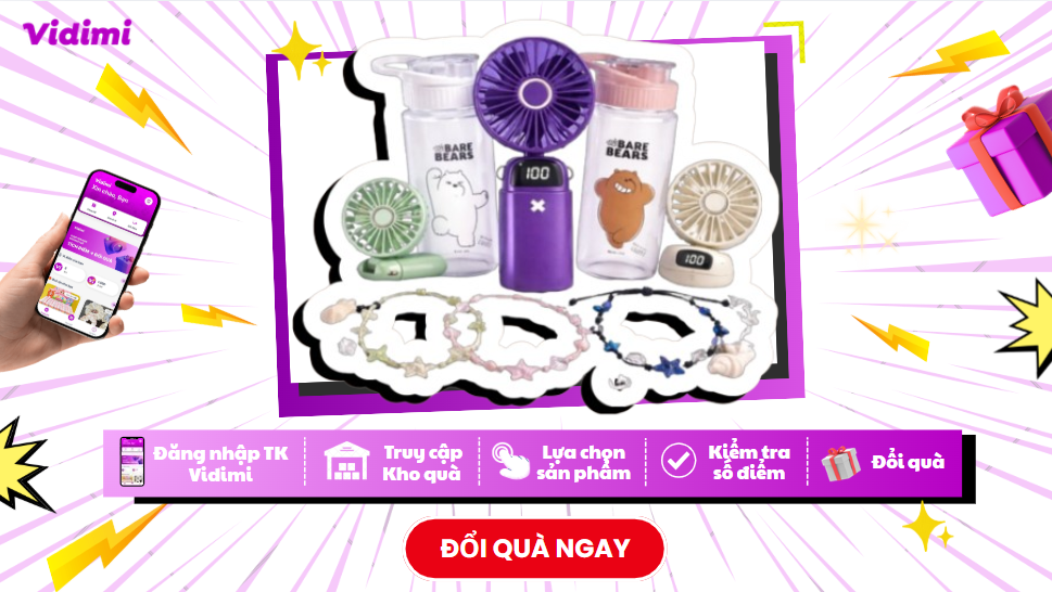 cách đổi quà trên vidimi